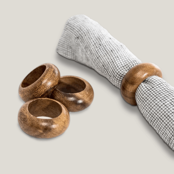 Round Wood Napkin Ring