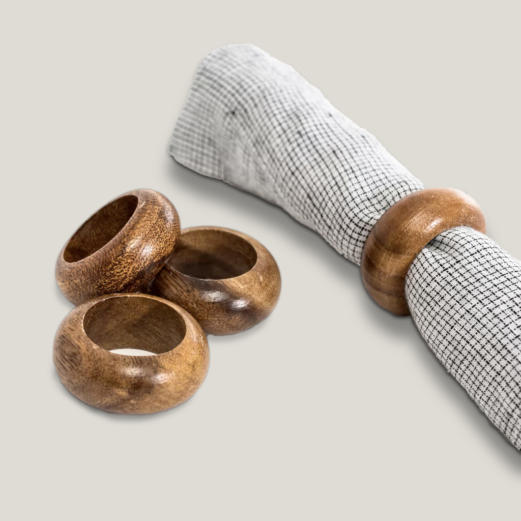 Round Wood Napkin Ring