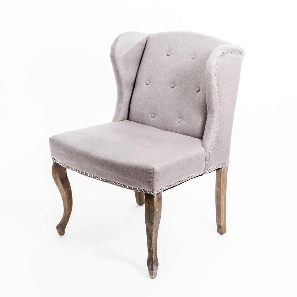 Wingback Studded Accent Chair The Event Rental Co