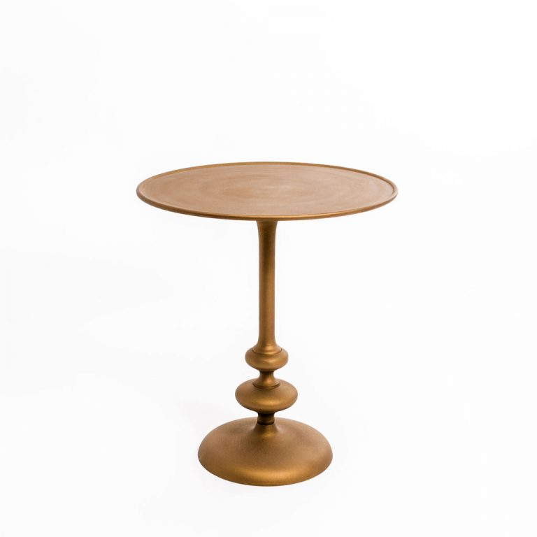 Brass End Table