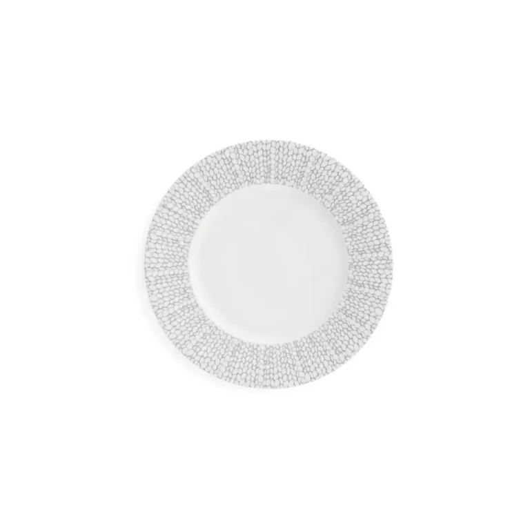 Mia-8'-Gray-Embossed-Salad-Plate