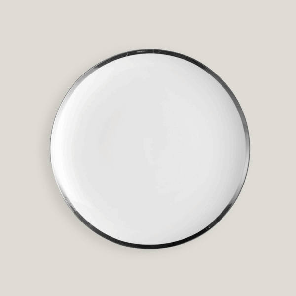 Avri 12" Silver Rim Coupe Charger