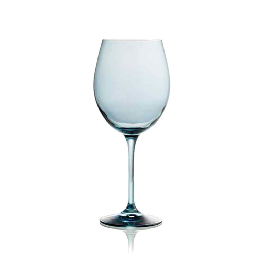 استدارة زهرة كشف  Cecilia Indigo Glassware Collection - The Event Rental Co.