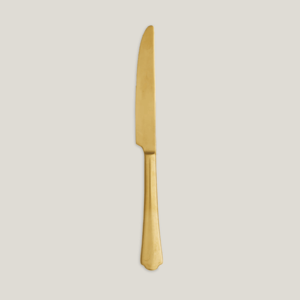 Grayson Gold Brushed Dinner Knife
