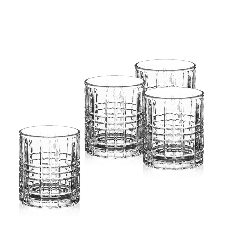Bella Etched Rocks Glass - 11 oz.