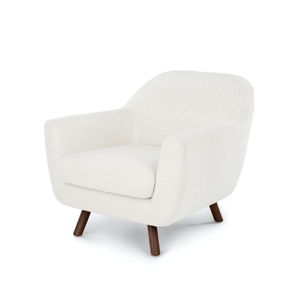 Ivory Bouclé Chair