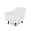 Ivory Bouclé Chair