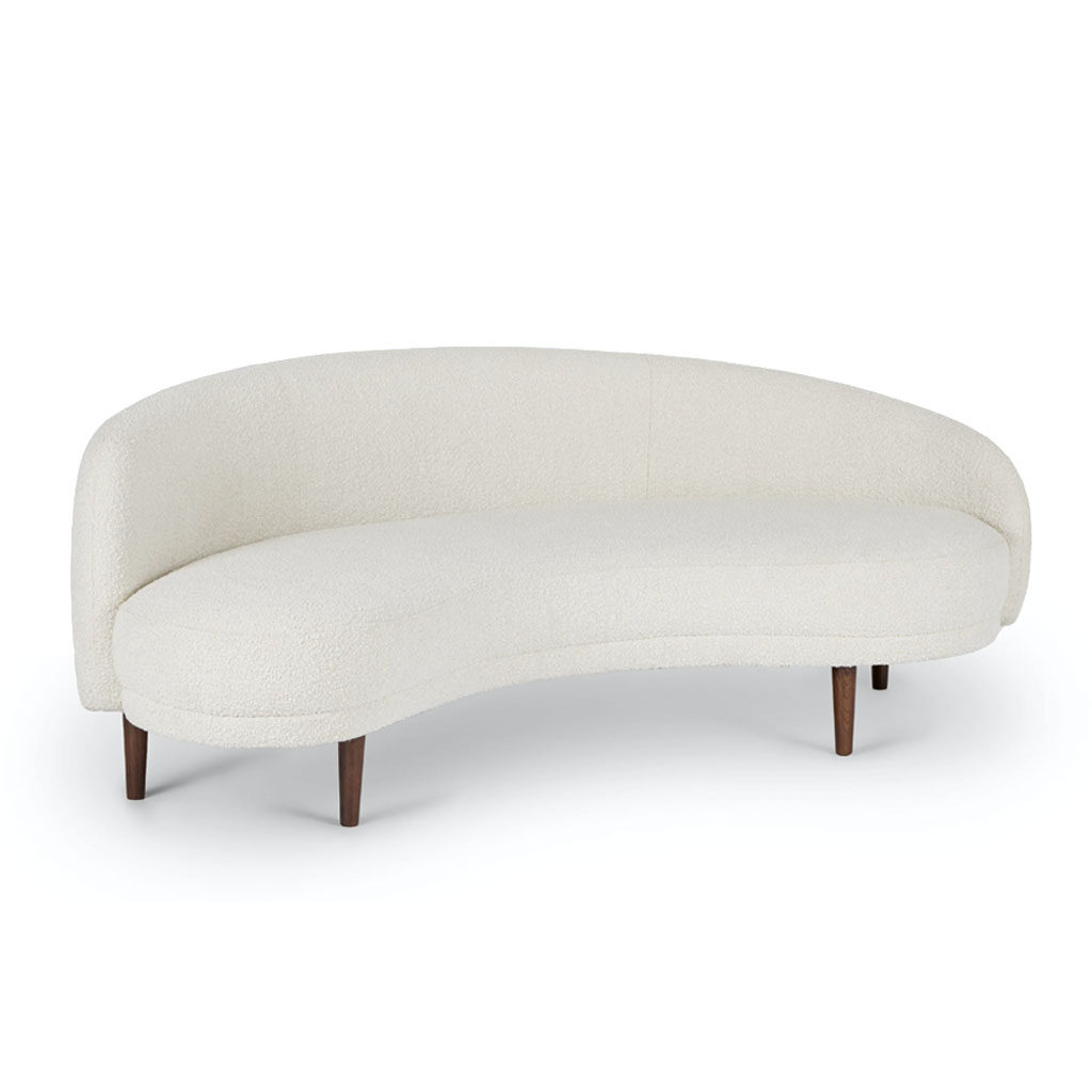Ivory Bouclé Sofa