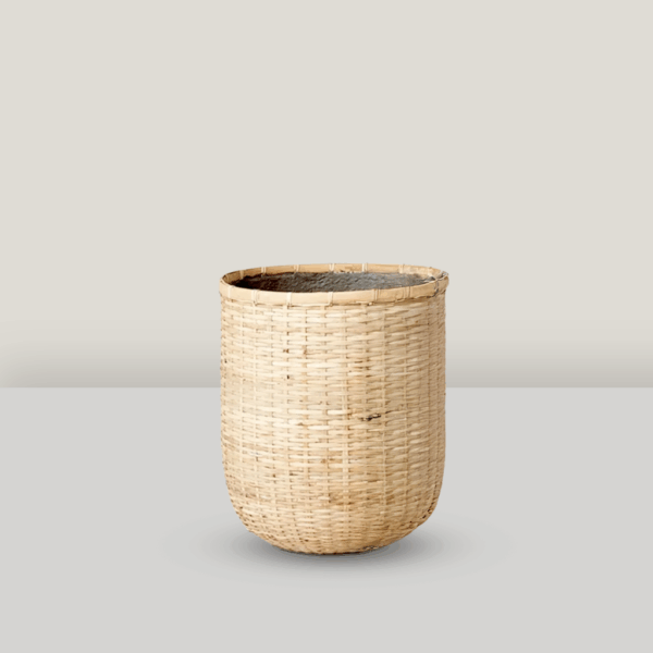 Large Bamboo Cylinder Pot