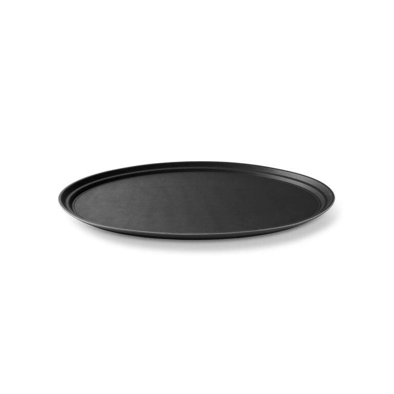 27x22-Black-Oval-Non-Skid-Serving-Tray