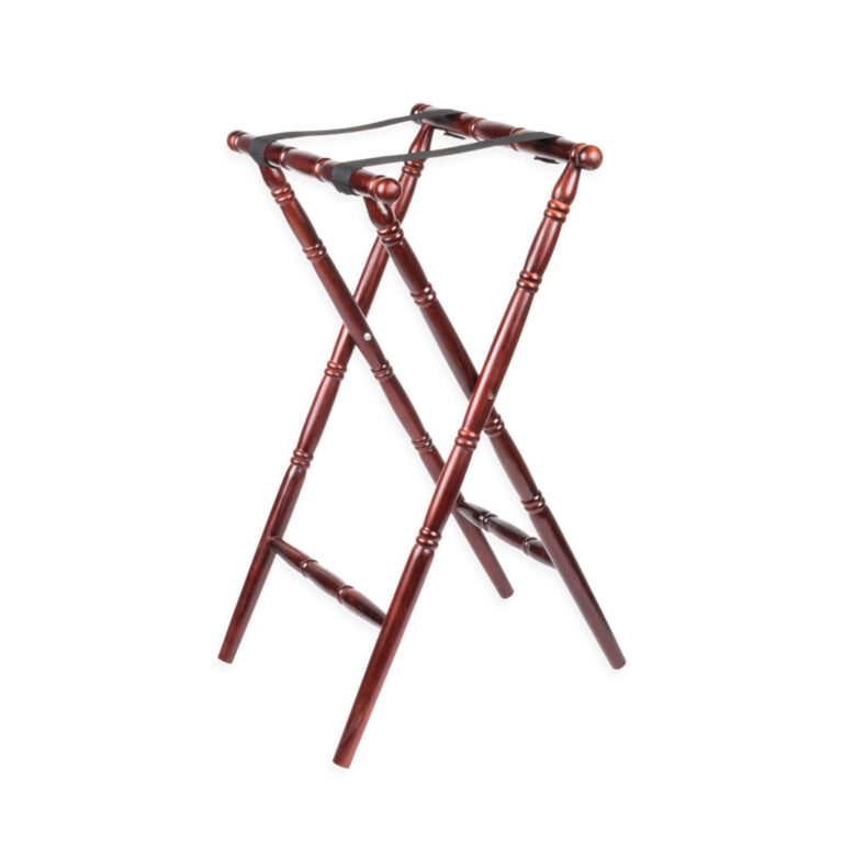 Folding-Wood-Tray-Stand