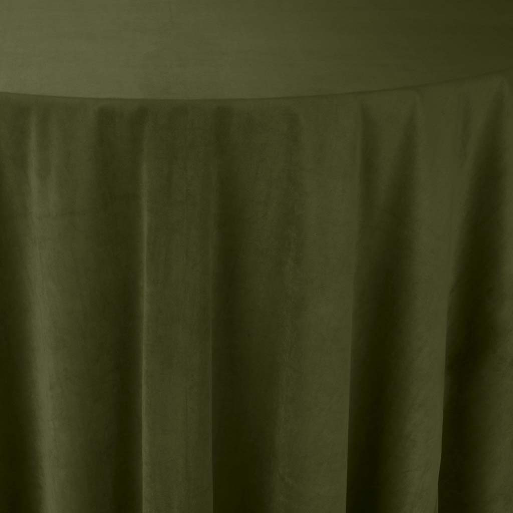 132” Velvet Fern Table Linen - The Event Rental Co.