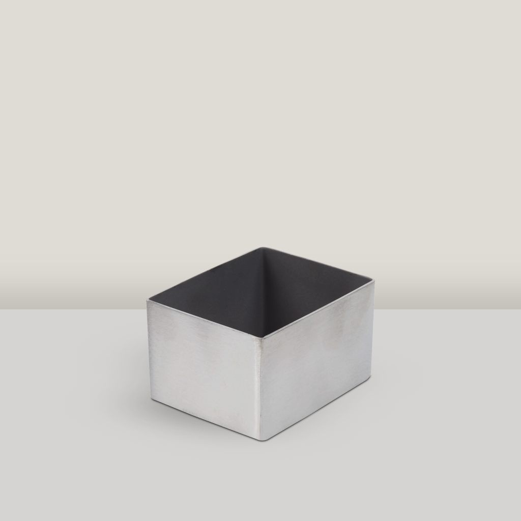 Rectangular Stainless Steel Sugar Caddy