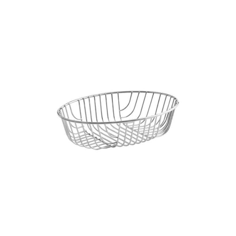 9'-x-6'-Oval-Chrome-Wire-Basket