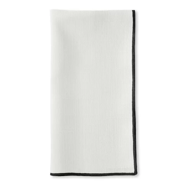 Boca Black Trim Napkin