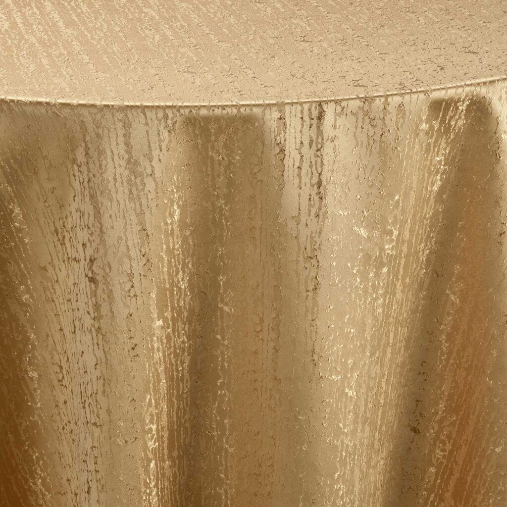 90" x 156" Contour Gold Table Linen