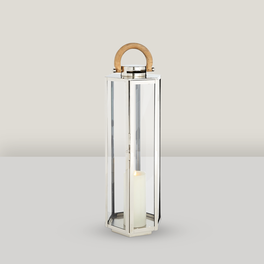 29" Holden Silver Lantern