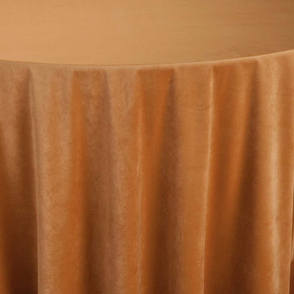 132" Velvet Tamarind Table Linen