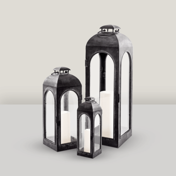 Weathered Zinc Lanterns