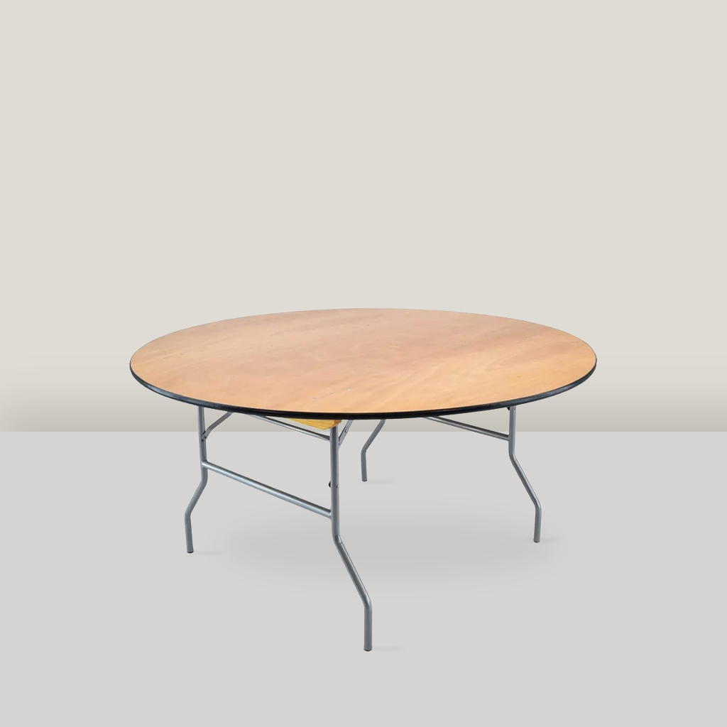 60" Round Folding Table