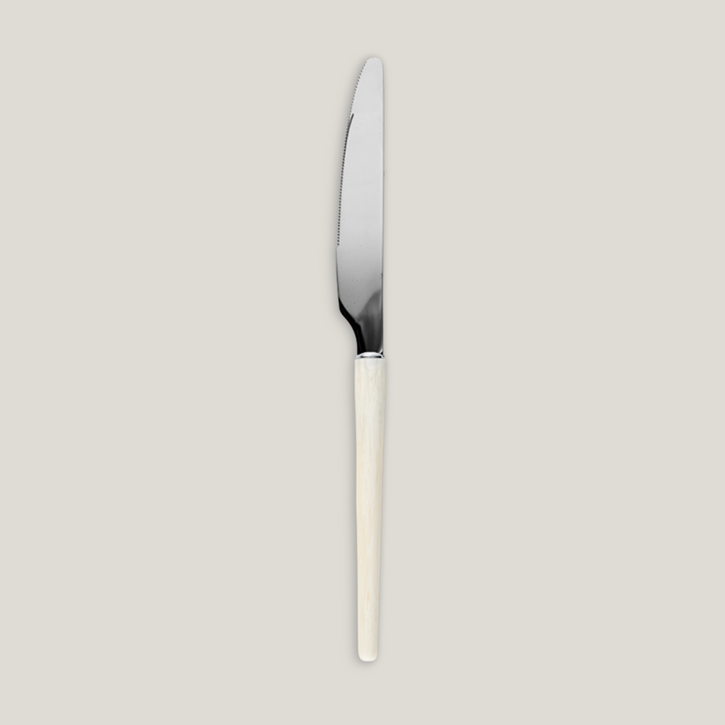 Pike Blond Horn Dinner Knife