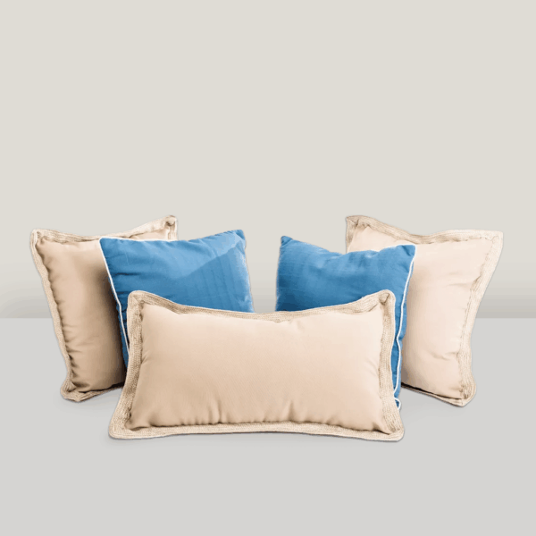 Blue & Tan Pillow Package