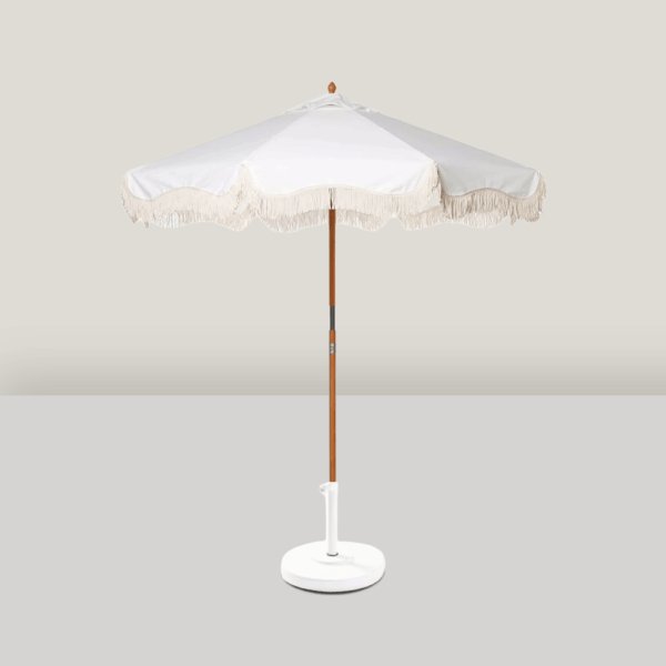 Antique White Market Umbrella