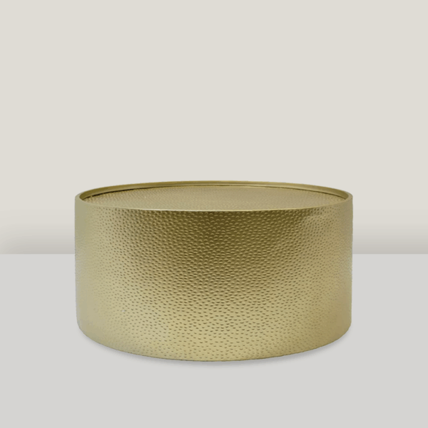 Carter Hammered Gold Coffee Table