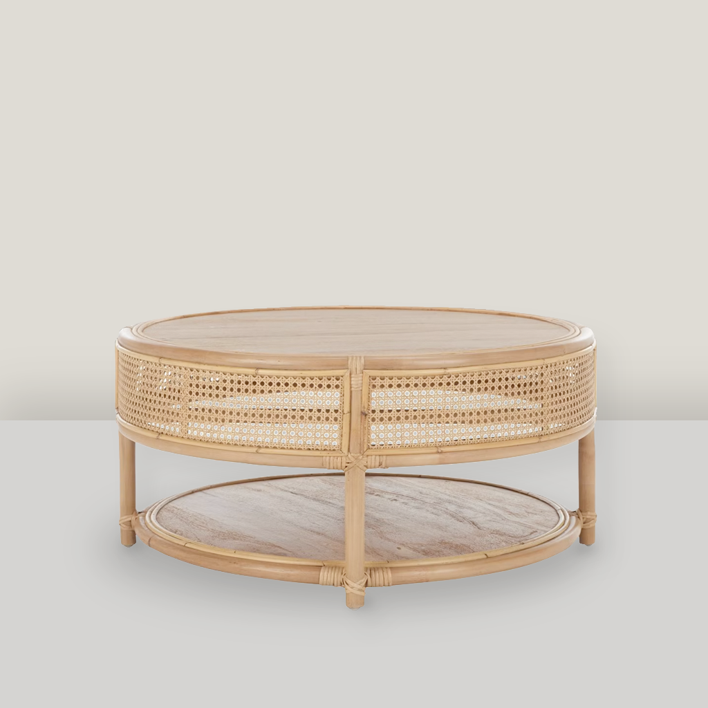 Theo Cane Coffee Table