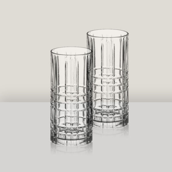 Bella Etched Highball Glass - 13 oz.
