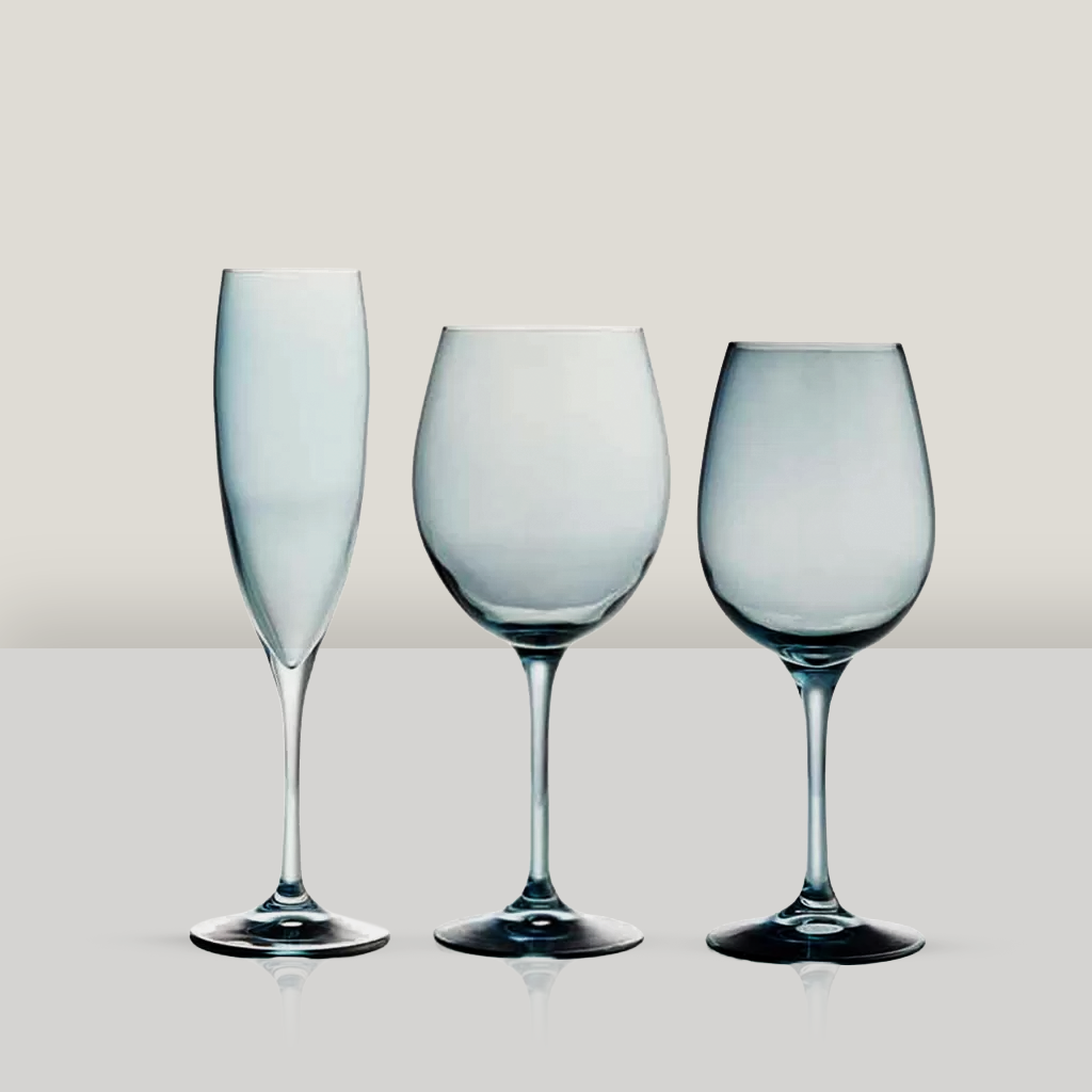 Cecilia Indigo Glassware Collection