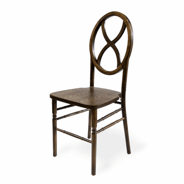 Mahogany Sand Glass Chair