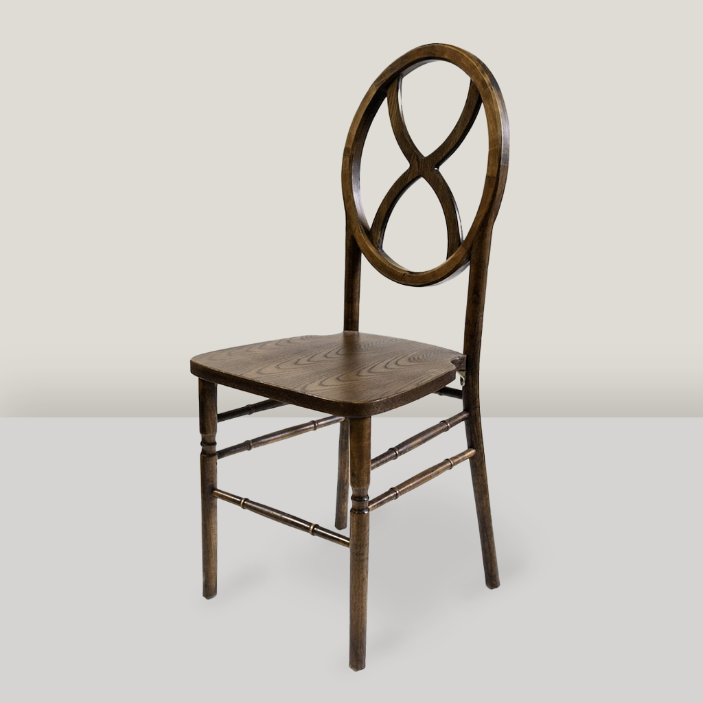 Mahogany Sand Glass Chair