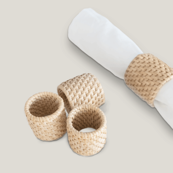Wheat Rattan Napkin Ring