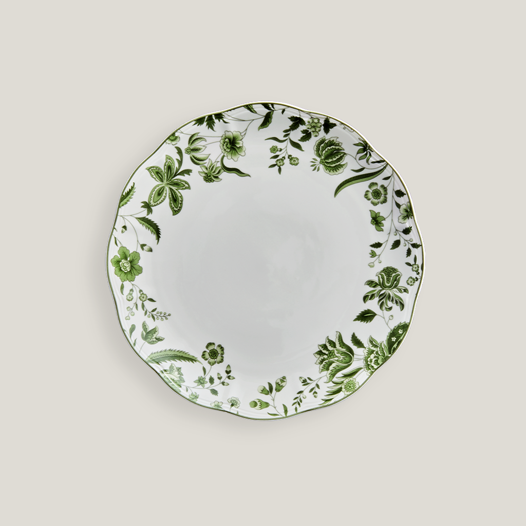 Adeline 11" Fern Scalloped Dinner Plate
