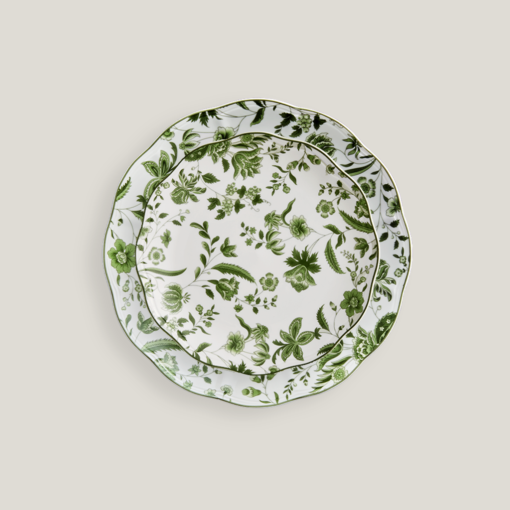 Adeline Fern Scalloped China