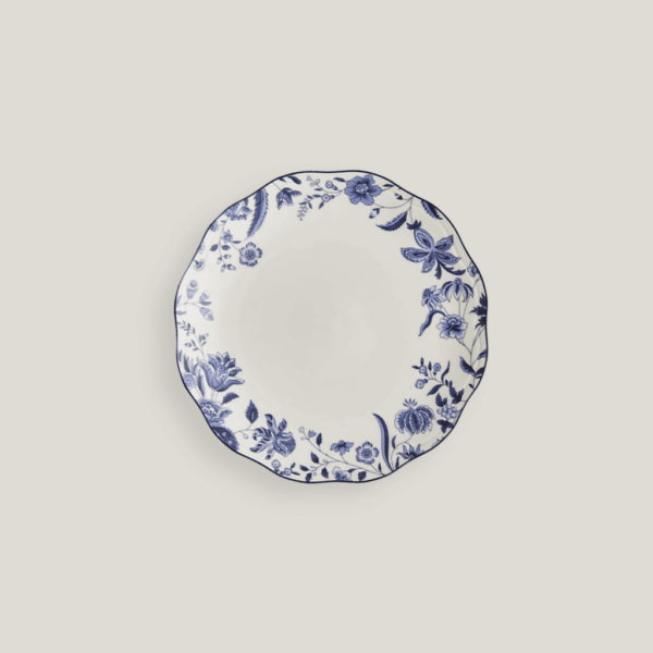 Adeline 8.25" Indigo Scalloped Salad Plate