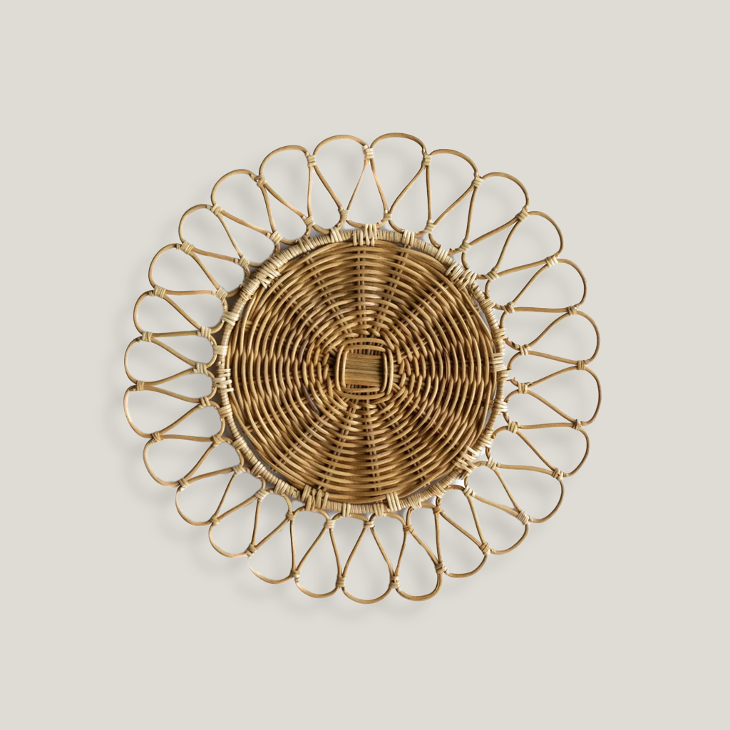 Calla 13" Rattan Petal Charger