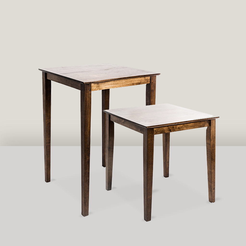 Mahogany Square Cocktail Tables