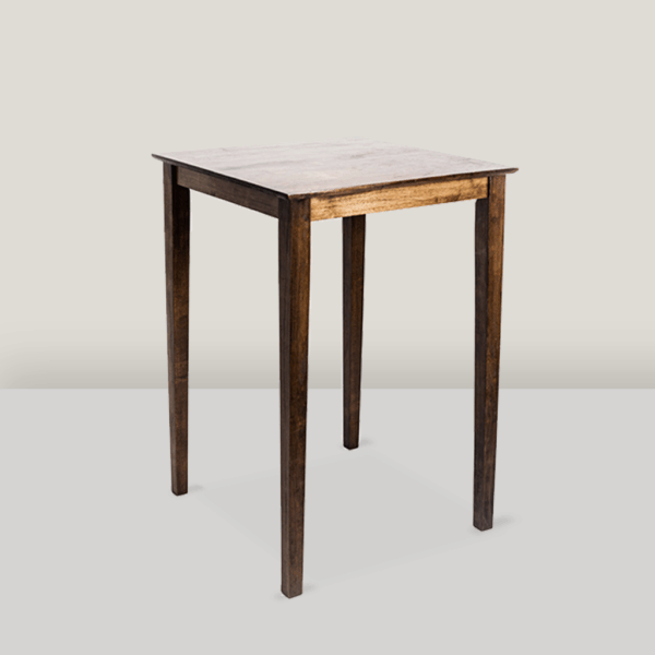 Mahogany 42" High Square Cocktail Table
