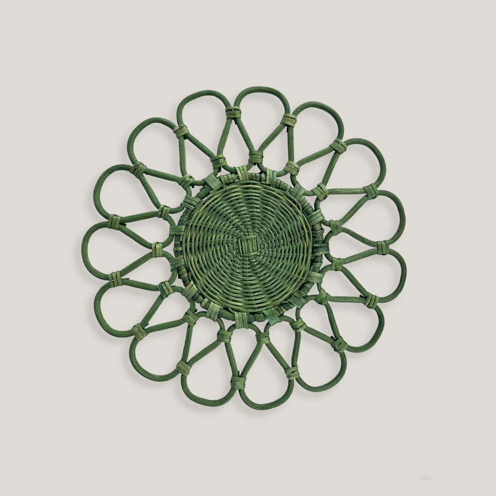 Maren Moss 13" Woven Charger