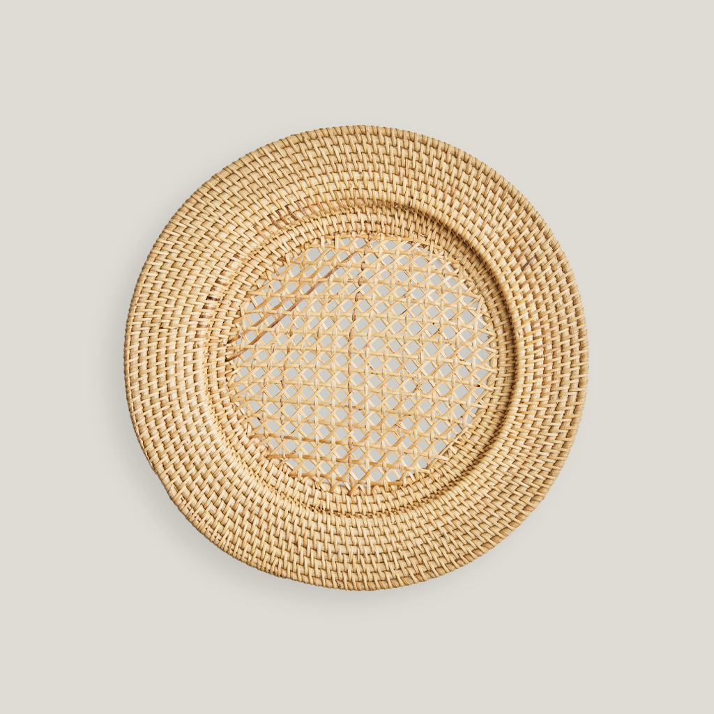 Wheat 13″ Rattan Charger