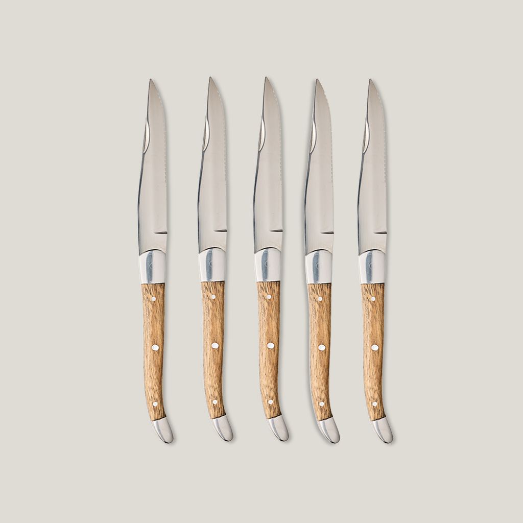 Wood Handy Steak Knife