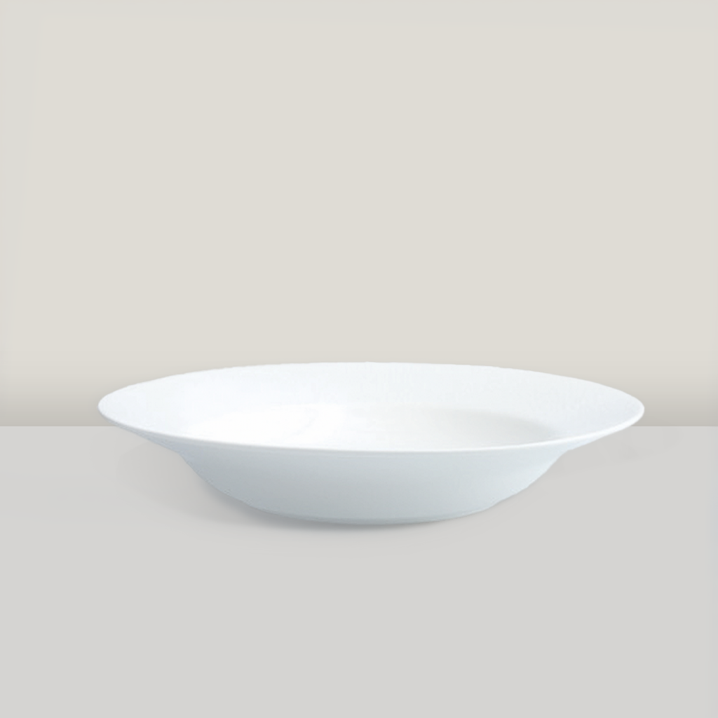 Mia 10.5" Embossed Shallow Bowl