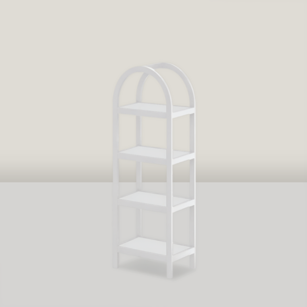 Reece 66"H White Arch Wing