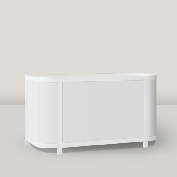 Reece 6' Acrylic Bar in White (customizable)