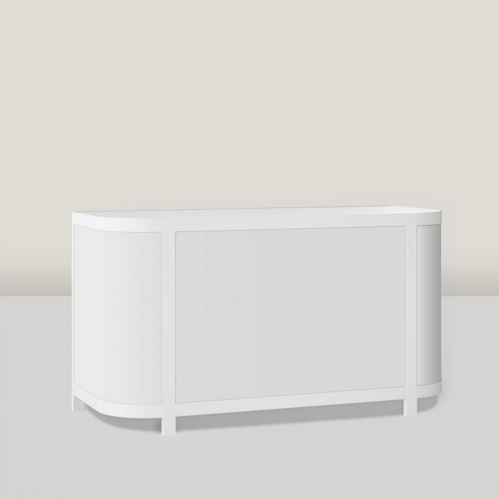 Reece 6' Acrylic Bar in White (customizable)
