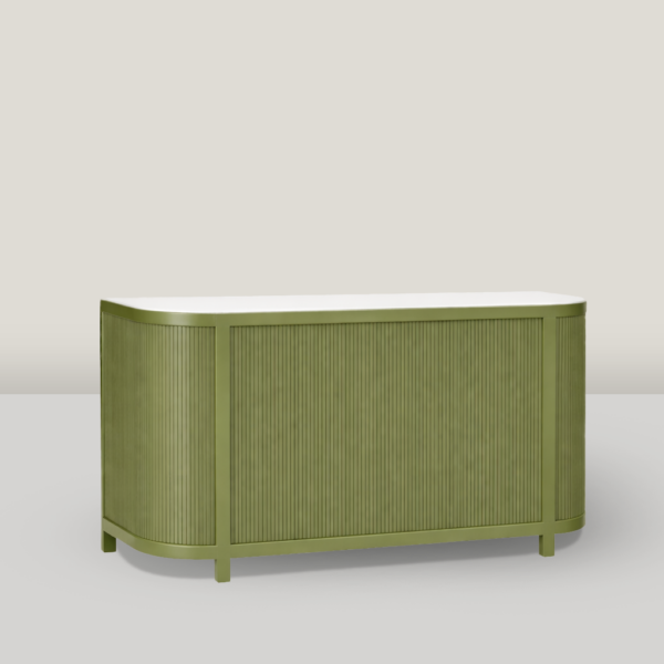 Reece 6' Moss Tambour Bar in Moss