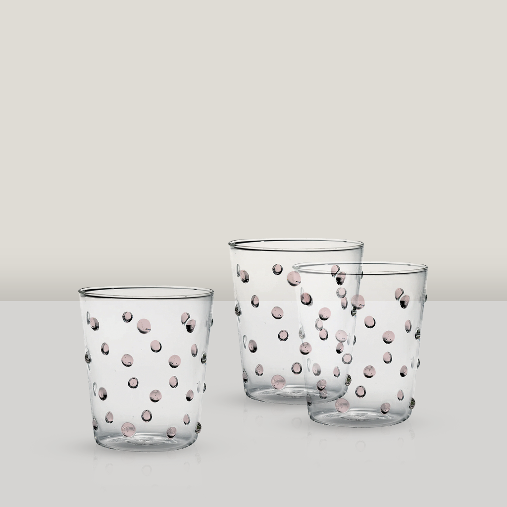 Zafferano Pink Dot Tumbler