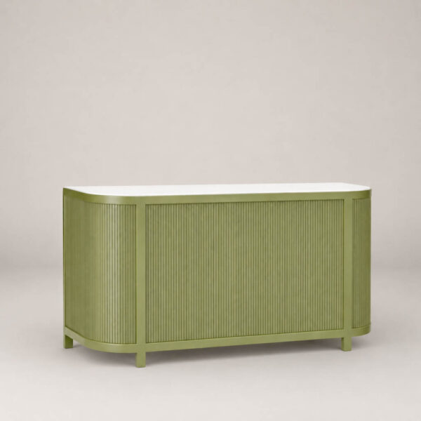 Reece 6' Moss Tambour Bar in Moss